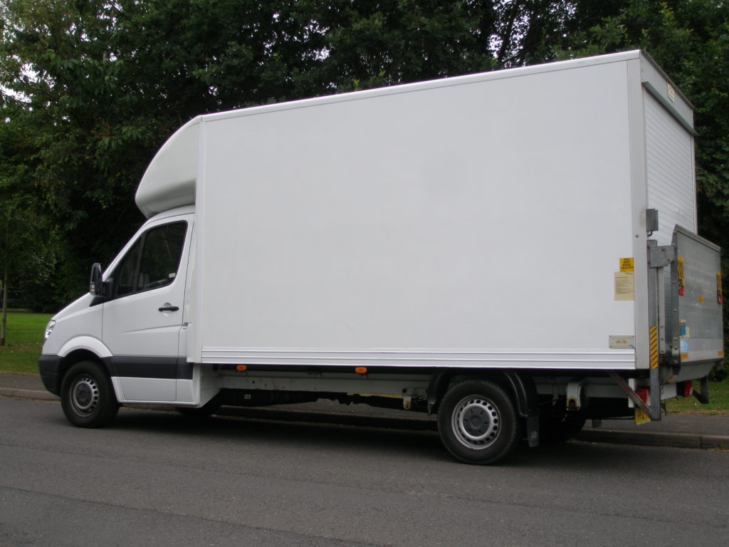 Van and Driver with Tail Lift